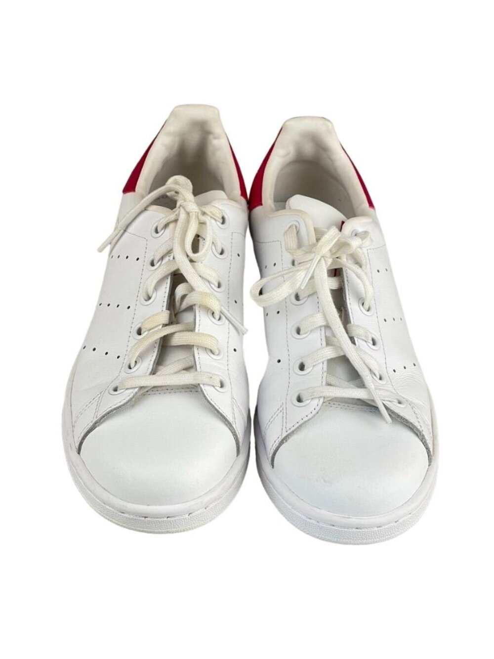 Adidas Stan Smith Ortholite Unisex White/Red Sneakers Size US 7M 8.5W - Picture 2 of 13